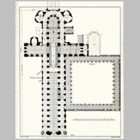 Plan of Norwich Cathedral based on an engraving by R. Roffe (Wikipedia).png